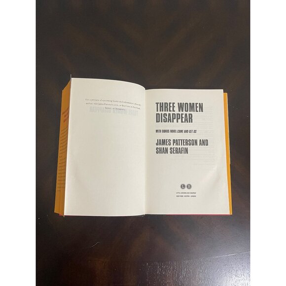 "Three Women Disappear" Hardcover Book With Bonus Novel "Come And Get Us" - Picture 5 of 6